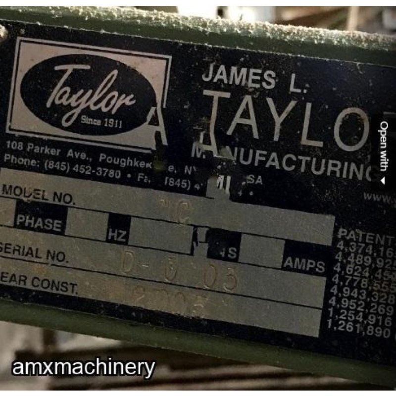 PARTE: 12136 - PRENSA DE TABLEROS – 20 SECCIONES – TAYLOR