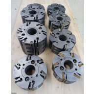 PARTE: 12305 - CABEZALES PARA MOLDURADORA - LARGO 4” - FLECHA 1-13/16" - FLECHA 2-1/8"