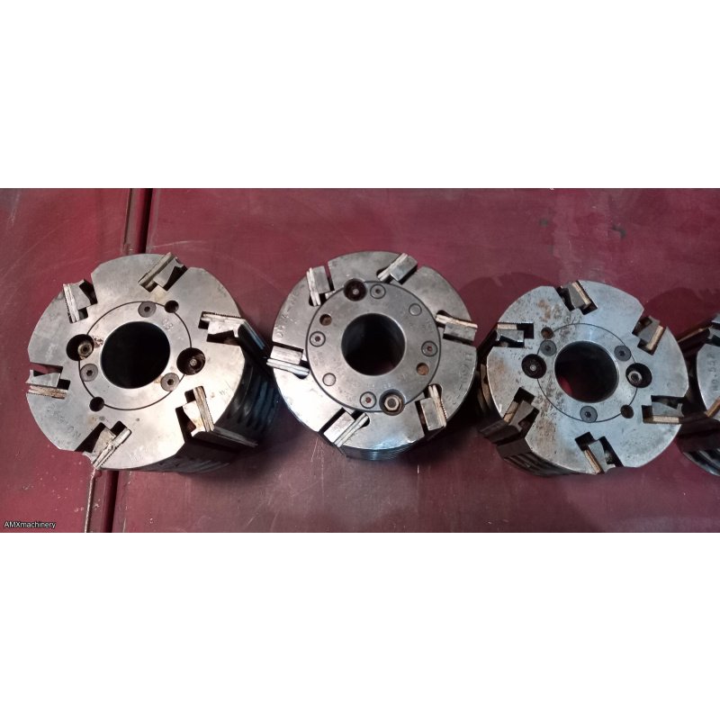 PARTE: 12305 - CABEZALES PARA MOLDURADORA - LARGO 5” - FLECHA 1-13/16" - FLECHA 2-1/8"