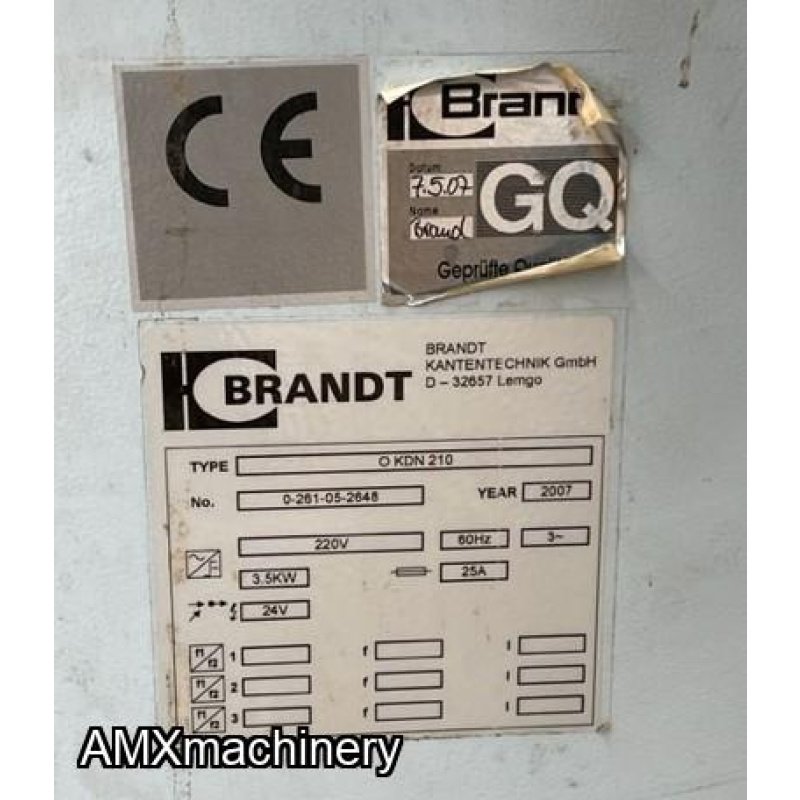 PARTE: 12494 - ENCHAPADORA DE CANTOS – BRANDT KDN 210