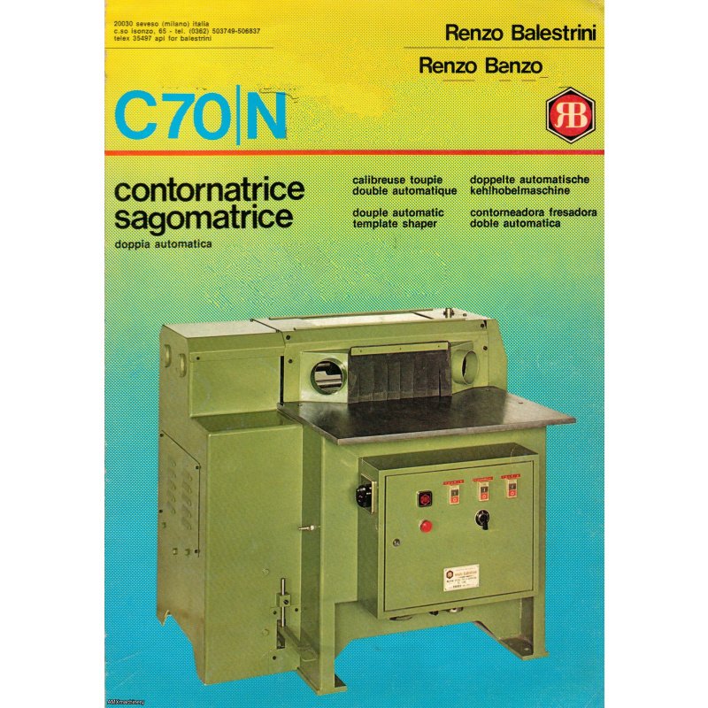 PARTE 12630 - CONTORNEADORA - BALESTRINI - C70-N