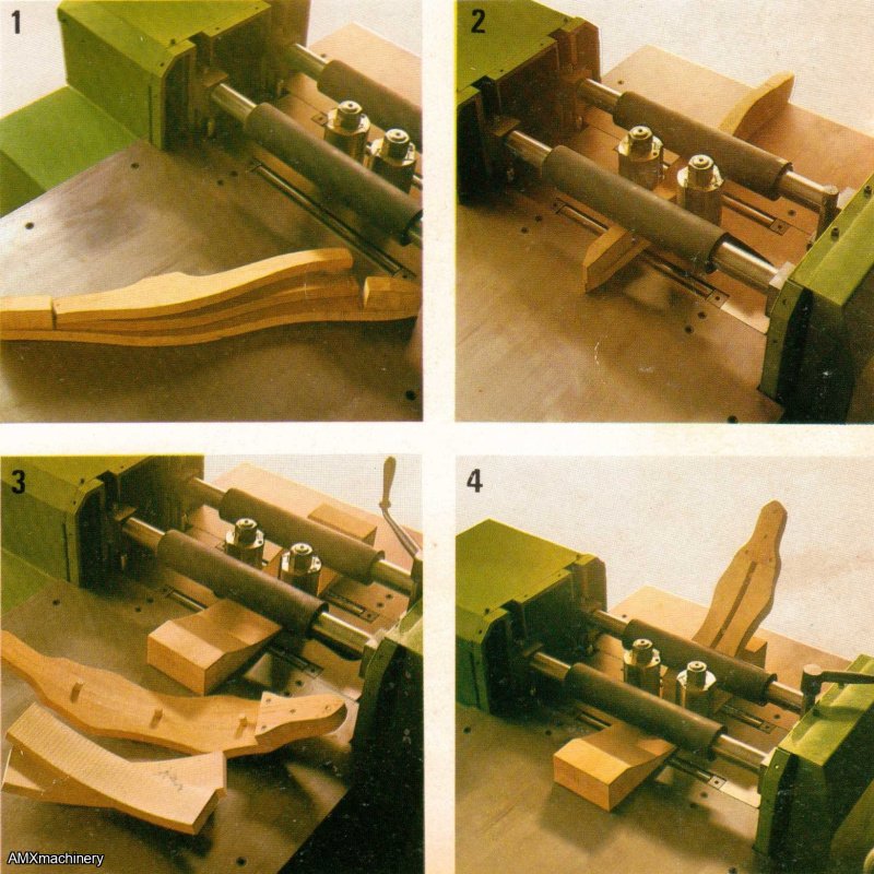 PARTE: 12629 - TROMPO – CONTORNEADOR - 2 FRESADORAS – AUTOMATICA - BALESTRINI