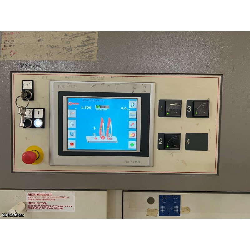 LIJADORA - CALIBRADORA - BANDA ANCHA – 2 LIJAS - 1 CEPILLO - 53” ANCHO