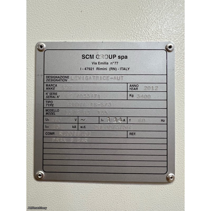 LIJADORA - CALIBRADORA - BANDA ANCHA – 2 LIJAS - 1 CEPILLO - 53” ANCHO