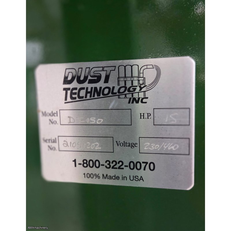 COLECTOR DE POLVOS - DUST TECHNOLOGY - 15 HP, 230/460V, 3 FASES