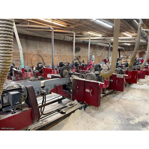 REASERRADORA HORIZONTAL - 4 BANDAS - ANCHO 8” - (4) 15 HP - REGRESADORA