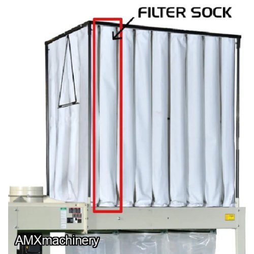 EXTRACTOR DE POLVOS - FILTRO - CALCETIN