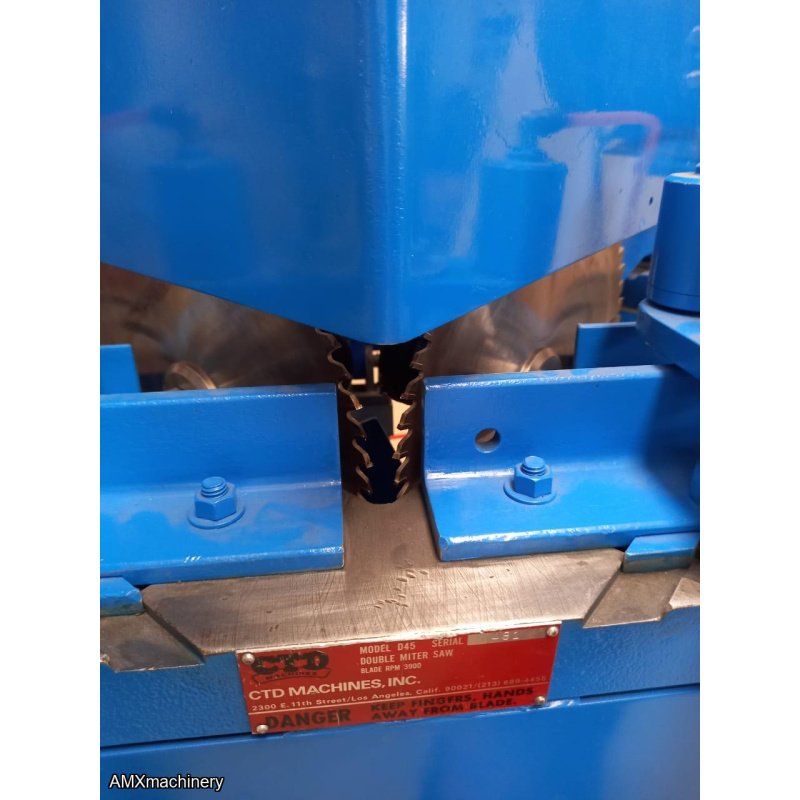 SIERRA DOBLE 45 GRADOS – 2 SIERRAS DE 10” DIAMETRO - CTD D-45