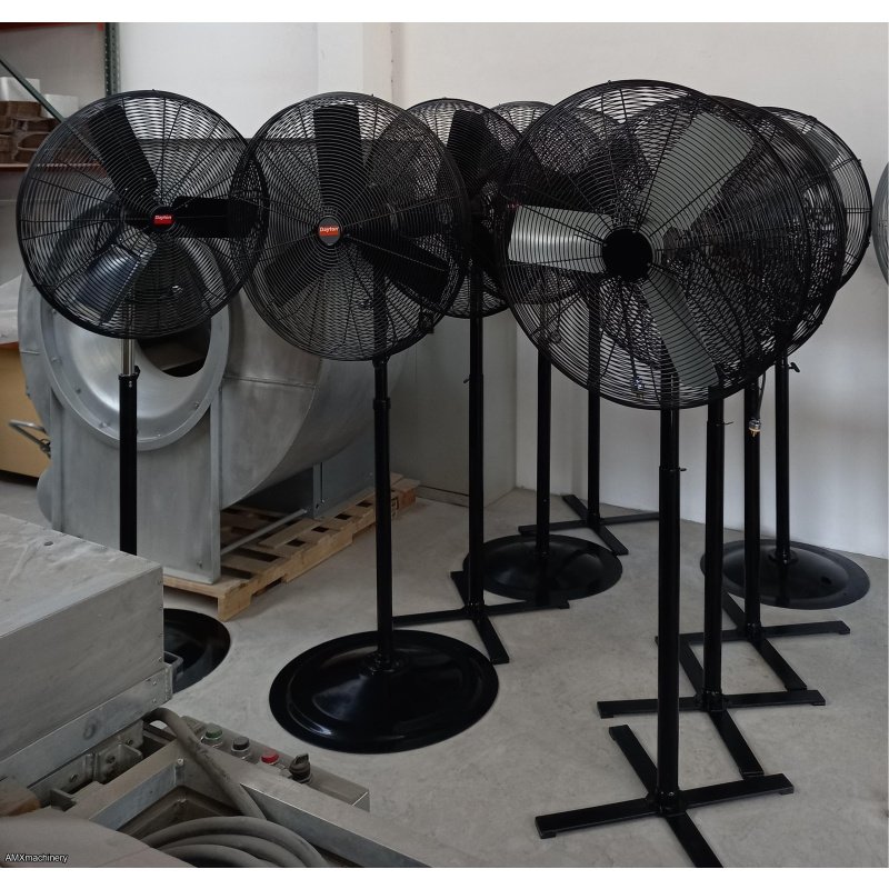 PARTE: AMX-10080 - ABANICOS DE PEDESTAL - USO RUDO - INDUSTRIALES - TODO EN METAL