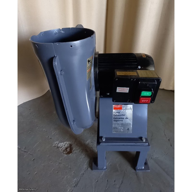 EXTRACTOR DE TURBINA - MOTOR 1.5 HP - DAYTON MODEL: 3AA23B # 2