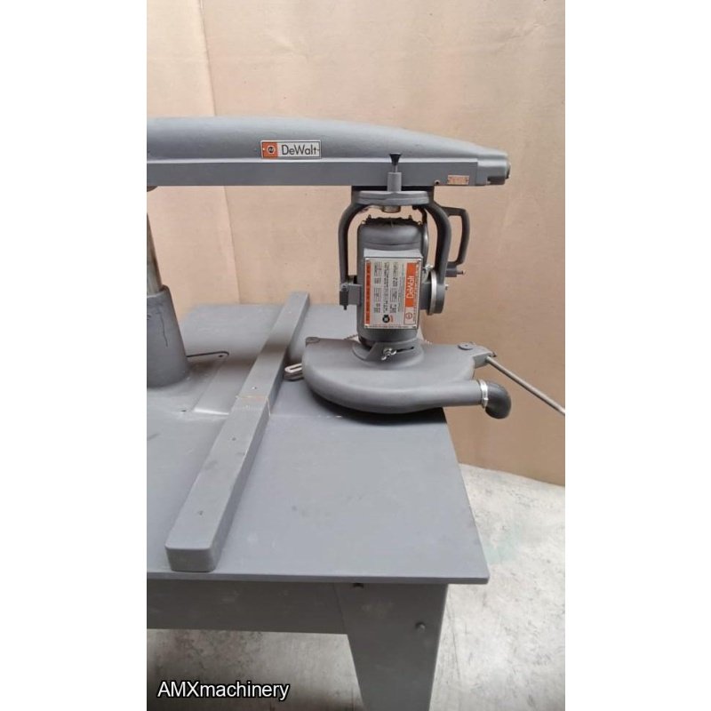PARTE: AMX SIERRA RADIAL - INDUSTRIAL - USO RUDO - MOTOR 5 HP - 220V, 3 FASES - DEWALT 3526