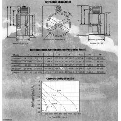 EXTRACTOR AXIAL DE TUBO - 10" - 24" DIAM - COMERCIAL