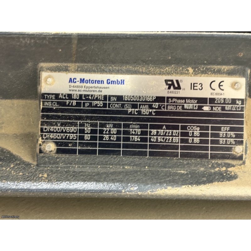 PARTE: 12605 – TRITURADORA – ASTILLADORA – 40 HP – HORIZONTAL – VECOPLAN